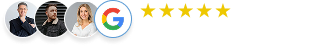 Google rating for the team